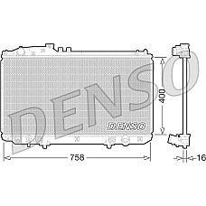 Radiator. racire motor Radiator motor se potriveste. LEXUS GS 4.3 -12.04 Denso DRM51009
