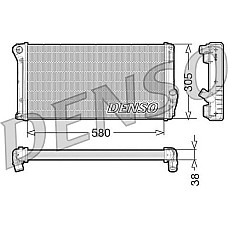 Radiator. racire motor Radiator motor se potriveste. FIAT IDEA LANCIA MUSA 1.6D LANCIA MUSA (350_), Dubita, 10.2004 - 09.2012 Denso DRM13020