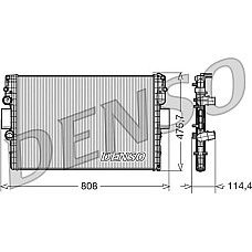 Radiator. racire motor Radiator motor Manual se potriveste. IVECO DAILY IV DAILY V 2.3D-Electric IVECO DAILY IV, Autobuz, 05.2006 - 08.2011 Denso DRM12010