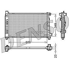 Radiator. racire motor Radiator motor se potriveste. MERCEDES A W168 VANEO 414 1.4-2.1 MERCEDES-BENZ A-CLASS (W168), Hatchback, 07.1997 - 08.2005 Denso DRM17100