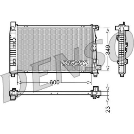 Radiator. racire motor Radiator motor se potriveste. MERCEDES A W168 VANEO 414 1.4-2.1 MERCEDES-BENZ A-CLASS (W168), Hatchback, 07.1997 - 08.2005 Denso DRM17100