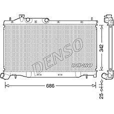 Radiator. racire motor Radiator motor Manual se potriveste. SUBARU FORESTER 2.0D SUBARU FORESTER (SJ_), Crossover, 11.2012 - Denso DRM36023