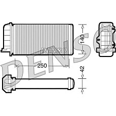Schimbator caldura. incalzire habitaclu Heater FIAT BRAVA BRAVO I COUPE MAREA 1.2-2.0 11.93-02.03 FIAT BRAVA (182_), Hatchback, 10.1995 - 06.2003 Denso DRR09001