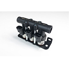Rampa injector GPL LISTWA WTRYSKOWA GAZU FAZY LOTNEJ TECH-YETI - 3 cyl. D6 do 60KM/cyl. rezystancja 19 czas otwarcia <2 ms czas zamkniecia <1 ms 45 bara. LPGTECH LPG 0H-WT-LP-0081