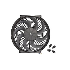 &quot;Ventilator, radiator Wentylator plaski tloczacy TurboWorks 14&quot;&quot; 12V zalecany zestaw montazowy MG-WE-006&quot; TURBOWORKS MG-WE-009