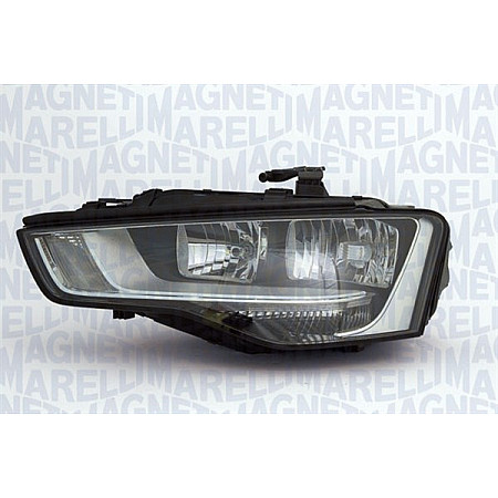 Far Lampa frontala Dreapta halogen H7/H7 electric cu motor bec culoare insert: negru AUDI A5 MAGNETI MARELLI 710301274202