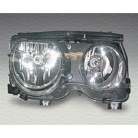 Far Lampa frontala Dreapta halogen H7/H7 electric cu motor BMW 3 E46 -09.06 MAGNETI MARELLI 710301187202