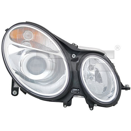 Far Lampa frontala Dreapta H7/H7 electric cu motor culoare insert: argintiu MERCEDES E VF211 E W211 E T-MODEL S211 03.02-07.09 TYC TYC 20-0625-05-2