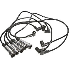 Set cablaj aprinder Ignition leads set AUDI 100 C3 100 C4 200 C3 80 B4 90 B2 90 B3 CABRIOLET B3 COUPE B2 COUPE B3 QUATTRO AUDI 200 II (44, 44Q), Sedan, 06.1983 - 12.1991 ENGITECH ENT910169