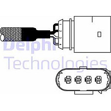 Sonda lambda numar fire 4 730mm AUDI A3 A4 B5 A4 B7 A6 C5 A6 C6 R8 R8 SPYDER TT CHEVROLET CRUZE EPIC VW BEETLE (5C1, 5C2), Hatchback, 04.2011 - 07.2019 Delphi ES10981-12B1