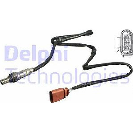 Sonda lambda numar fire 4 1015mm AUDI A3 A4 B7 A6 C6 R8 R8 SPYDER TT SEAT ALHAMBRA ALTEA ALTEA XL EX VW TOURAN (1T1, 1T2), Dubita, 02.2003 - 05.2010 Delphi ES11104-12B1