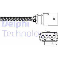 Sonda lambda numar fire 4 480mm AUDI A3 CHEVROLET EPICA KIA SORENTO I NISSAN X-TRAIL I SEAT ALTEA AL SKODA FABIA II (545), Combi, 10.2007 - 12.2014 Delphi ES20289-12B1
