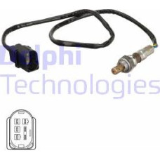 Sonda lambda 465mm SEAT AROSA CORDOBA IBIZA III INCA SKODA FABIA I FABIA I PRAKTIK VW CADDY II CADDY Delphi ES21099-12B1