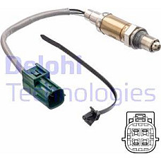 Sonda lambda 300mm KIA SORENTO I NISSAN MICRA III X-TRAIL I 1.0-2.4 06.01-01.13 Delphi ES21195-12B1