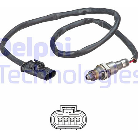 Sonda lambda 840mm BMW 1 F20 1 F21 2 F22 F87 2 F23 3 F30 F80 3 F31 3 GRAN TURISMO F34 4 F32 F82 4 F3 Delphi ES21198-12B1