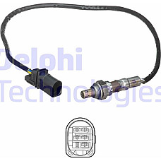 Sonda lambda 610mm FIAT 500 500 C DOBLO DOBLO CARGO FIORINO FIORINO-MINIVAN LINEA QUBO 1.3D 10.06- Delphi ES21145-12B1