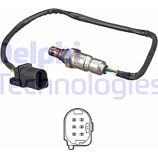 Sonda lambda 581mm AUDI Q3 SEAT TARRACO SKODA KODIAQ VW TIGUAN TIGUAN-SUV TOURAN 1.6D-2.0D 05.15- Delphi ES21160-12B1