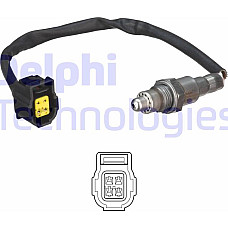 Sonda lambda 330mm MERCEDES A W176 B SPORTS TOURER W246 W242 CLA C117 CLA SHOOTING BRAKE X117 GLA X1 Delphi ES21119-12B1