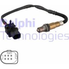Sonda lambda 400mm VOLVO C30 C70 II S40 II S60 II S80 II V40 V50 V60 I V70 III V70 III-KOMBI XC60 I Delphi ES21115-12B1
