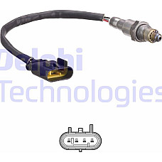 Sonda lambda 300mm ABARTH 500 - 595 - 695 500C - 595C - 695C ALFA ROMEO GIULIETTA MITO FIAT 500L DOB Delphi ES21201-12B1