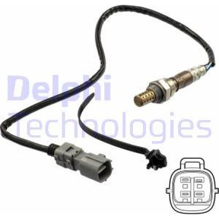 Sonda lambda 600mm TOYOTA YARIS YARIS-HATCHBACK 1.5H 03.12- Delphi ES21230-12B1