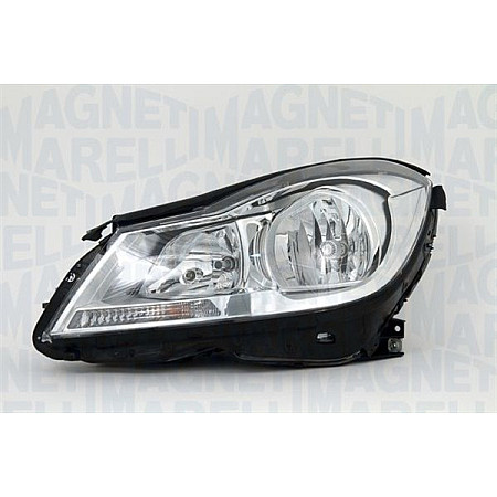 Far Lampa frontala Dreapta halogen H7/H7/W5W electric cu motor bec MERCEDES C C204 C W204 C T-MODEL S204 03.11-12.13 MAGNETI MARELLI 710301270206