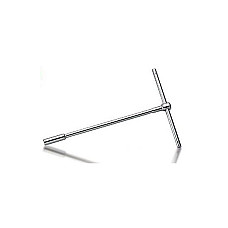 Cheie tubulara cu maner in T dimensiune metrica: 10 mm lungime: 310mm maner: glisant / metal / tip T TOPTUL CTDA1031