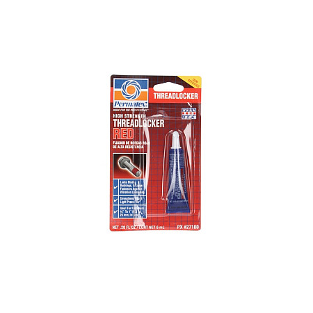 Banda etansare greu de demontat agent de protectie a firelor 6ml rosu suruburi : M10-M25 PERMATEX PER 60-099