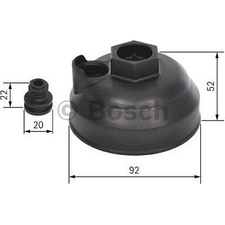 Capac. carcasa filtru uree Elementul modulului de pompare DeNOx se potriveste. DAF 75 CF CF 75 CF 85 XF 105 IVECO CROSSWAY MAGEL MAN TGA (H36), 03.2000 - BOSCH F 00B H40 025