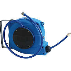Furtun de aer comprimat Reel with a pressure hose AIRPRESS polyurethane maximum pressure: 12bar inner diameter: 8mm length: 8m with fast couplers AIRPRESS 46576