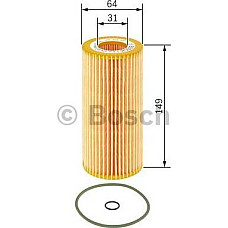 Filtru hidraulic, cutie de viteze automata VOLVO FMX, 04.2010 - BOSCH F 026 404 019