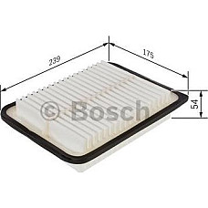 Filtru aer se potriveste. PONTIAC VIBE TOYOTA AURIS AVENSIS COROLLA RACTIS RAV 4 III RAV 4 IV URBAN CRUISER VERSO YARIS YARIS - TOYOTA NOAH/VOXY II (_R7_), Dubita, 06.2007 - 12.2013 BOSCH F 026 400 114