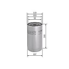 Filtru combustibil se potriveste. IVECO S-WAY MAN TGM I MERCEDES ACTROS ACTROS MP2 - MP3 ATEGO ATEGO 2 AXOR AXOR 2 CAPACITY CITA MERCEDES-BENZ AXOR 2 (< 944.03), 10.2004 - BOSCH F 026 402 143