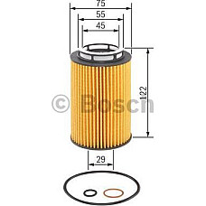 Filtru ulei se potriveste. BMW 5 F10 5 F11 5 G30 F90 5 GRAN TURISMO F07 6 F12 6 F13 6 GRAN COUPE F06 7 F01 F02 F03 F04 7 G11 G12 BMW X6 - II (F16, F86), Crossover, 08.2014 - 07.2019 BOSCH F 026 407 158