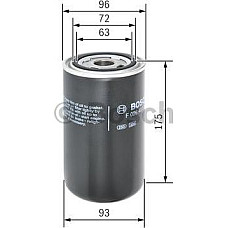 Filtru ulei hidraulic insurubat se potriveste. FENDT 6000 ATLAS AR CLAAS COMMANDOR DOMINATOR JAGUAR LEXION MEGA TUCANO DE BOSCH F 026 407 113