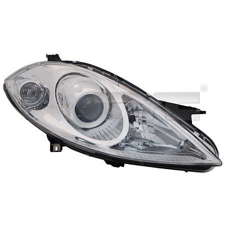 Far Lampa frontala Stanga H7/H7 pneumatic cu motor culoare insert: cromat MERCEDES A W169 TYC TYC 20-0674-05-2