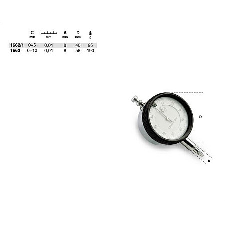 Unelte de masurare Senzor ceas 0-10 mm BETA BE1662/2