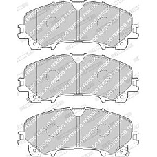 Set placute frana.frana disc Set placute frana Fata INFINITI Q50 Q60 QX50 II NISSAN X-TRAIL III RENAULT KOLEOS II INFINITI QX50 II, 04.2018 - Ferodo FDB4998