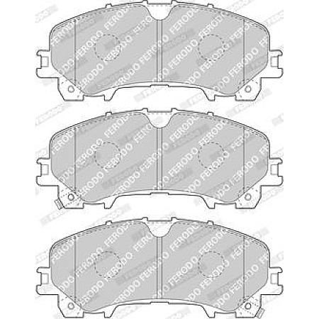 Set placute frana.frana disc Set placute frana Fata INFINITI Q50 Q60 QX50 II NISSAN X-TRAIL III RENAULT KOLEOS II INFINITI QX50 II, 04.2018 - Ferodo FDB4998