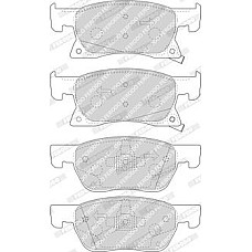 Set placute frana.frana disc Set placute frana Fata OPEL ASTRA K ASTRA K-KOMBI 1.0-1.6D 06.15- OPEL ASTRA K Sports Tourer (B16), Turism, 11.2015 - Ferodo FDB4933