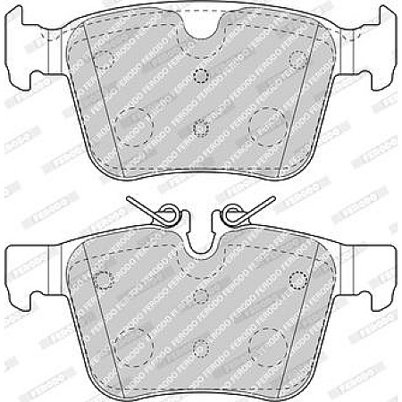 Set placute frana.frana disc Set placute frana Spate VOLVO S60 III S90 II V60 II V90 II XC60 II XC90 II JAGUAR E- LAND ROVER DISCOVERY SPORT (L550), Crossover, 09.2014 - Ferodo FDB4927