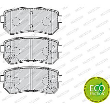 Set placute frana.frana disc Set placute frana Spate KIA CEED PRO CEED 1.4-2.0LPG 12.06-07.18 HYUNDAI ix20 (JC), Hatchback, 11.2010 - Ferodo FDB4408