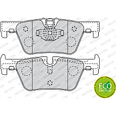 Set placute frana.frana disc Set placute frana Spate BMW 1 F20 1 F21 2 F22 F87 2 F23 3 F30 F80 3 F31 3 GRAN TURIS BMW 4 (F33, F83), Sabrioleta, 10.2013 - Ferodo FDB4670