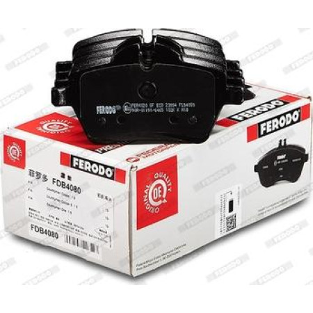 Set placute frana.frana disc Set placute frana Fata cu lacat cu surub de ghidare a etrierului de frana MINI R5 MINI Cooper I (R52), Sabrioleta, 04.2004 - 07.2008 Ferodo FDB4080