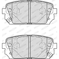 Set placute frana.frana disc Set placute frana Spate KIA CARENS III VW PASSAT B2 1.6-2.0D 05.86- KIA CARENS II (FJ), Dubita, 07.2002 - Ferodo FDB4193