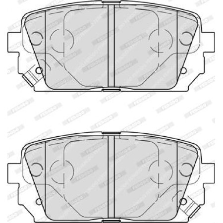 Set placute frana.frana disc Set placute frana Spate KIA CARENS III VW PASSAT B2 1.6-2.0D 05.86- KIA CARENS II (FJ), Dubita, 07.2002 - Ferodo FDB4193
