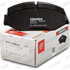 Set placute frana.frana disc Set placute frana Fata LAND ROVER DISCOVERY IV RANGE ROVER III RANGE ROVER IV RANGE LAND ROVER RANGE ROVER IV (L405), Crossover, 08.2012 - Ferodo FDB4104