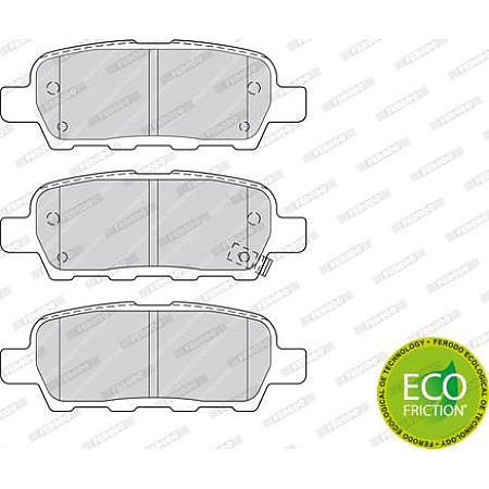 Set placute frana.frana disc Set placute frana Spate INFINITI EX FX G M M37 M45 Q50 Q60 Q70 QX50 I NISSAN ALTIMA NISSAN CUBE (Z12), Hatchback, 09.2007 - Ferodo FDB4324