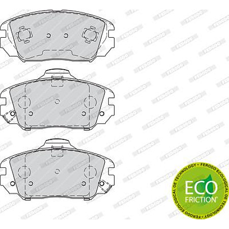 Set placute frana.frana disc Set placute frana Fata HYUNDAI GRANDEUR SONATA V SONATA VI TUCSON KIA OPIRUS 2.0-3.8 HYUNDAI TUCSON (JM), Crossover, 06.2004 - Ferodo FDB4246