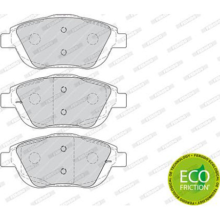 Set placute frana.frana disc Set placute frana Fata DS DS 3 CITROEN C3 AIRCROSS II C3 II C3 III C3 PICASSO C4 CAC CITROEN C3 III (SX), Hatchback, 07.2016 - Ferodo FDB4288